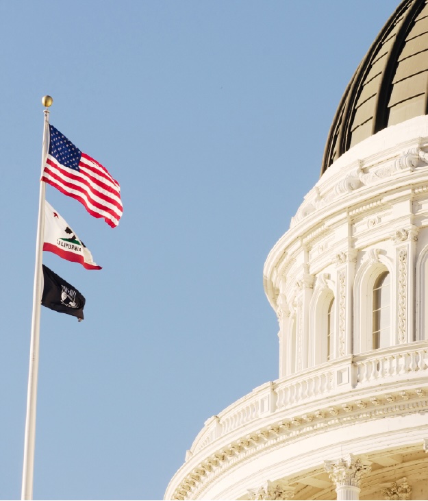 Photo of the California state capitol rotunda