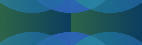 TrustWeek circles and gradients graphic